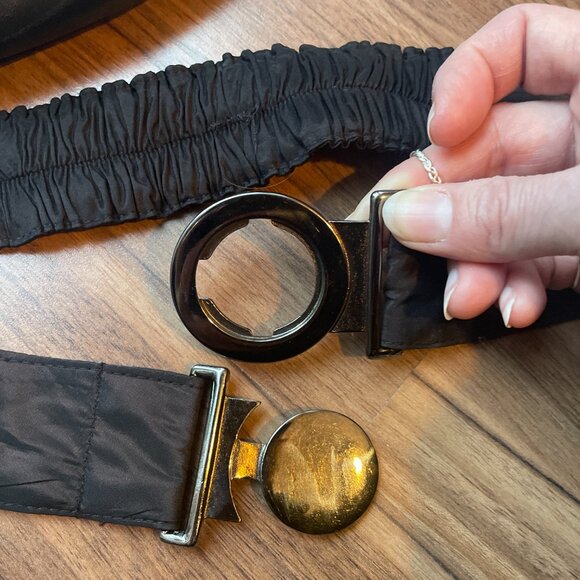 90's Black Synch Belt - Picture 3 of 4